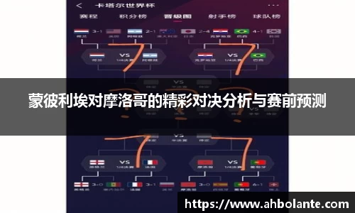 蒙彼利埃对摩洛哥的精彩对决分析与赛前预测